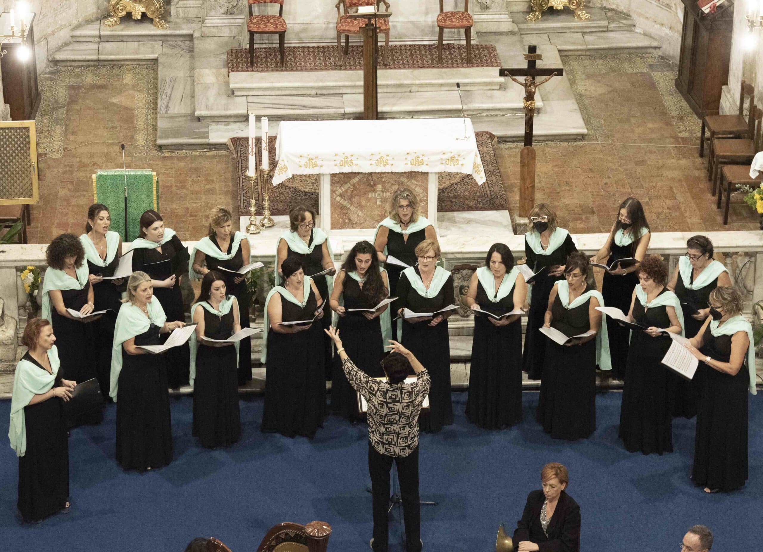 corale femminile aureliano, cantate inni con arte 2023 